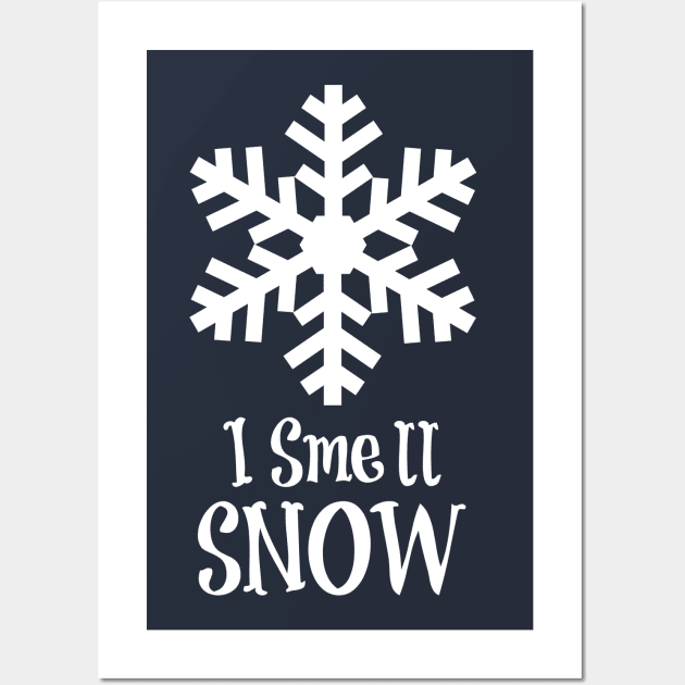 I smell snow Wall Art by Stars Hollow Mercantile